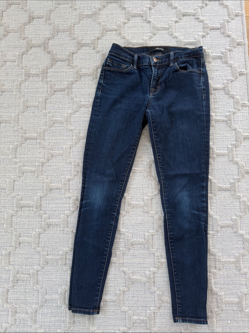 Dark Wash Women's Skinny Jeans - Unbranded